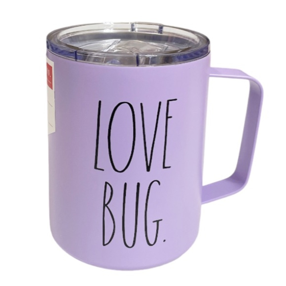 NEW Rae Dunn LOVE BUG Insulated S/S Mug💜💜💜